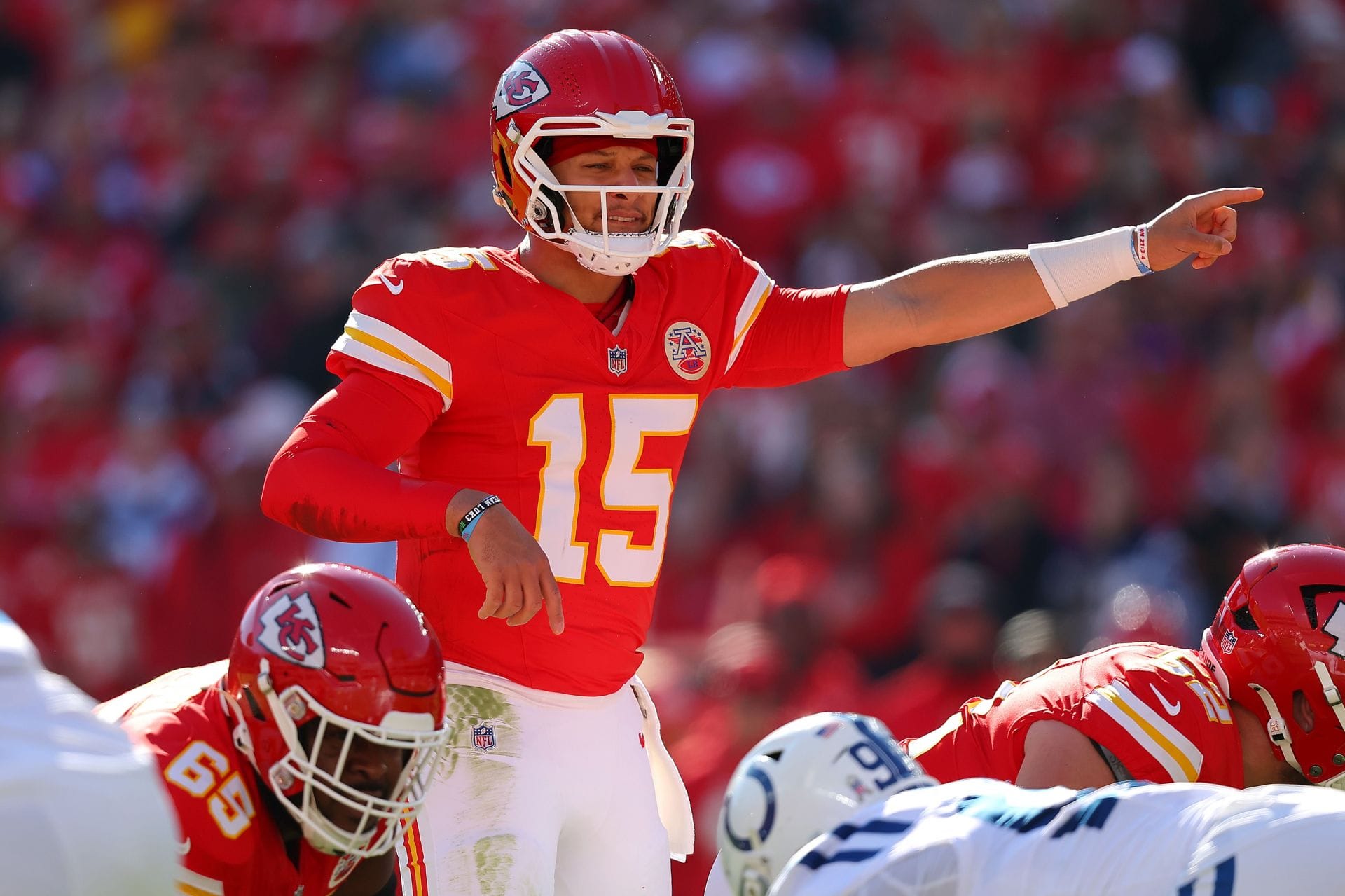Patrick Mahomes at Indianapolis v Kansas City - Source: Getty