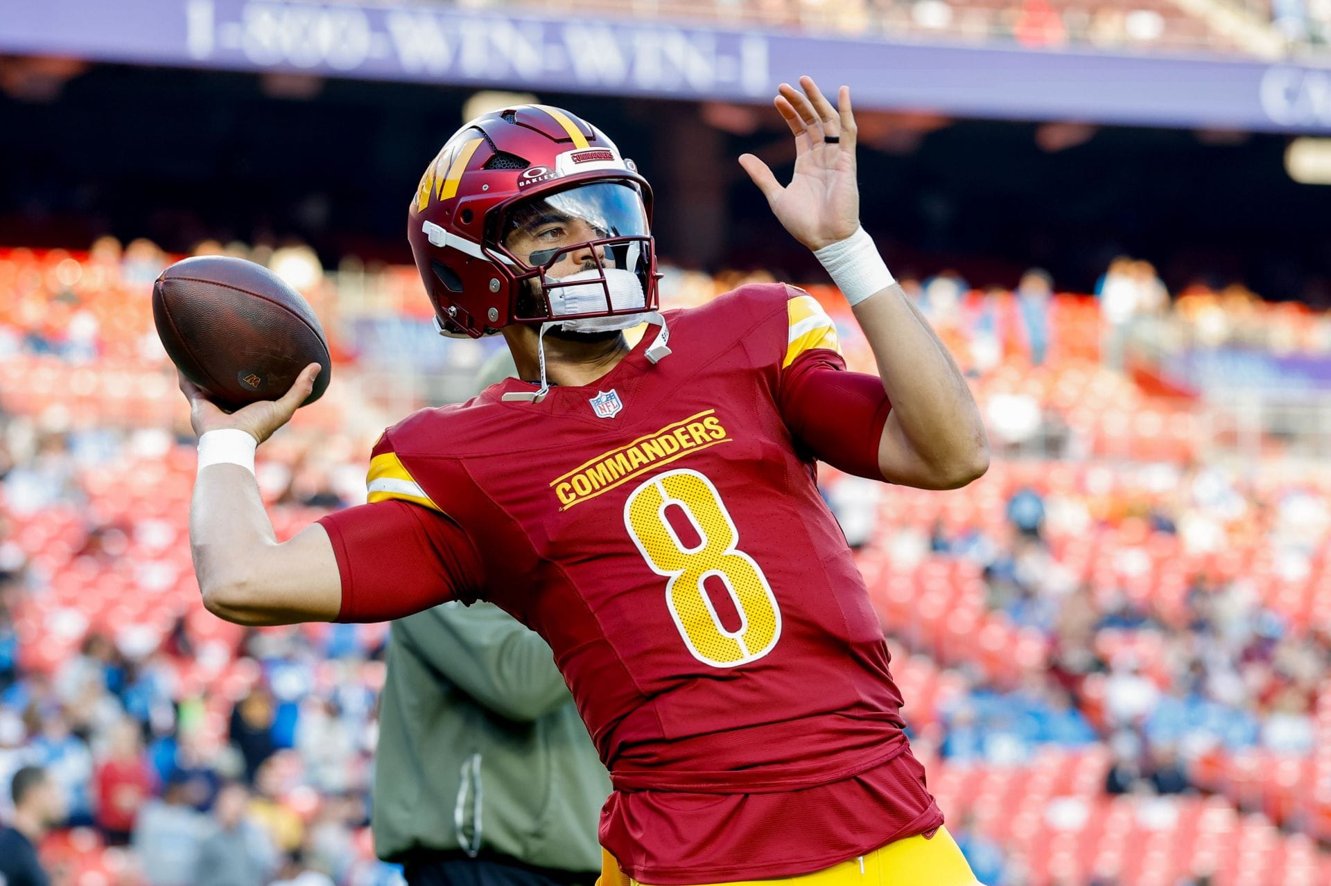 Washington Commanders QB Marcus Mariota – NFL 2025 – Zdroj: Getty