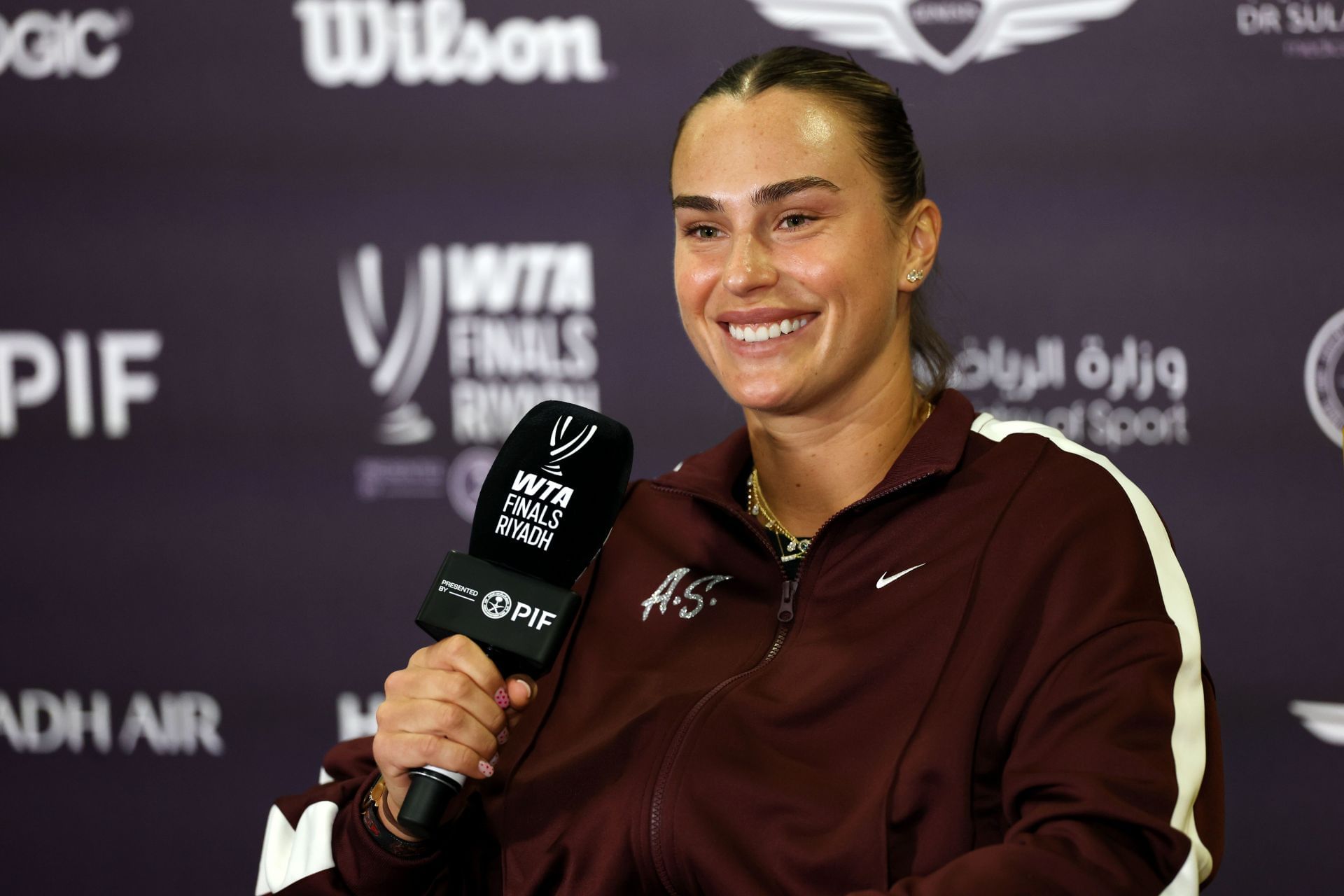 Aryna Sabalenka at the WTA Finals 2025 - Previews - Source: Getty