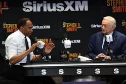 Charles Barkley roasts Stephen A. Smith’s pink suit as NFL analyst enjoys Cowboys game alongside Jerry Jones