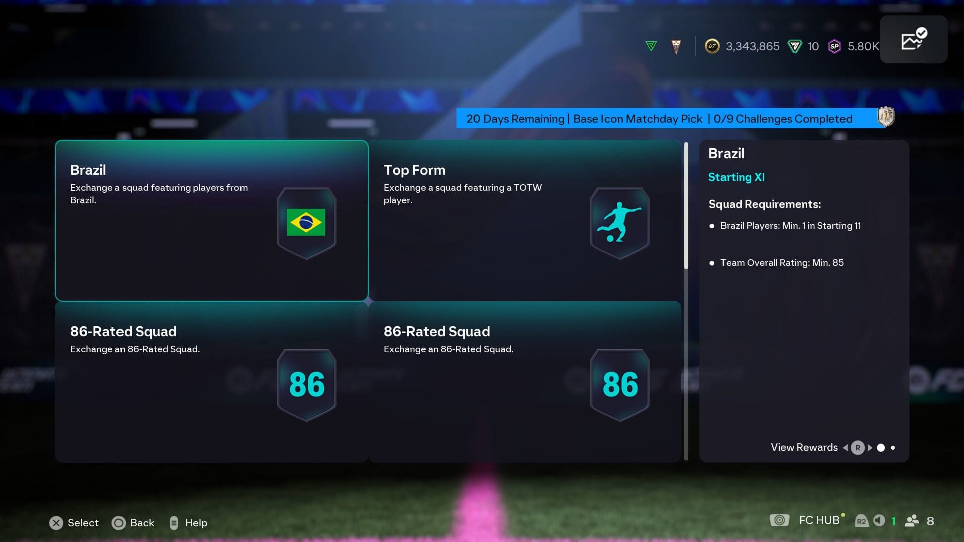 The requirements (Image via EA Sports)