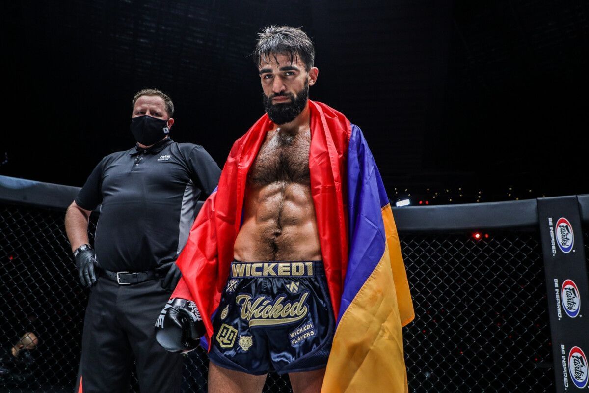 (Pictured) Three-time kickboxing world champion Marat Grigorian. [Image: ONE Championship]