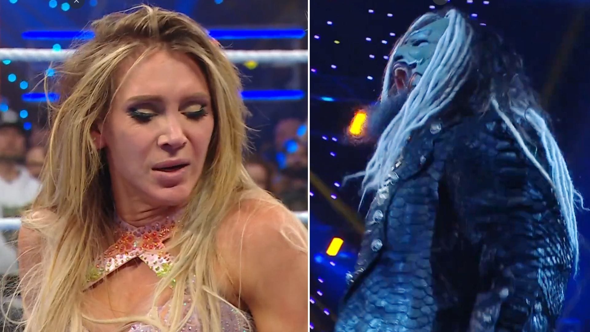 Charlotte Flair &amp; Uncle Howdy. [Image credits: WWE on X]