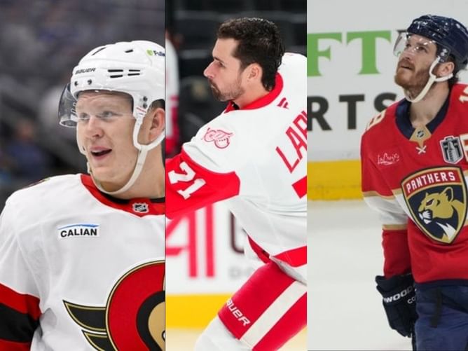 Matthew and Brady Tkachuk go gaga over $69,600,000 Red Wings superstar