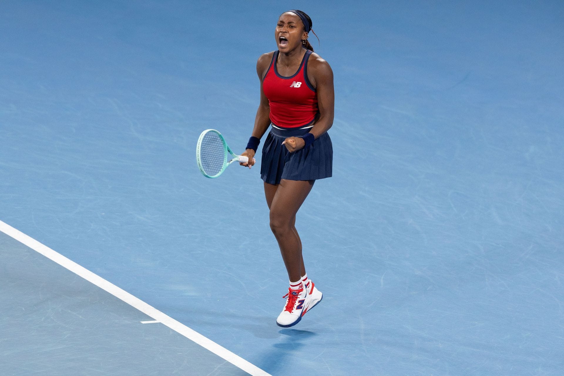 Gauff at the 2025 United Cup - Sydney: Day 10 - Source: Getty