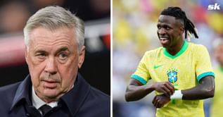 "He's done the same thing everywhere he's gone" - Vinicius Jr explains how Brazil have 'evolved' under new boss Carlo Ancelotti