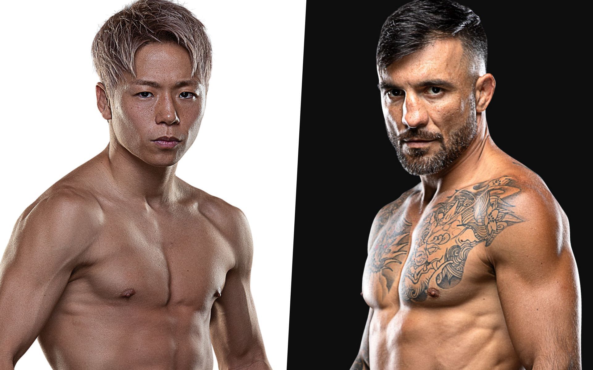 Takeru Segawa (L) vs Denis Puric (R) | Image by ONE Championship