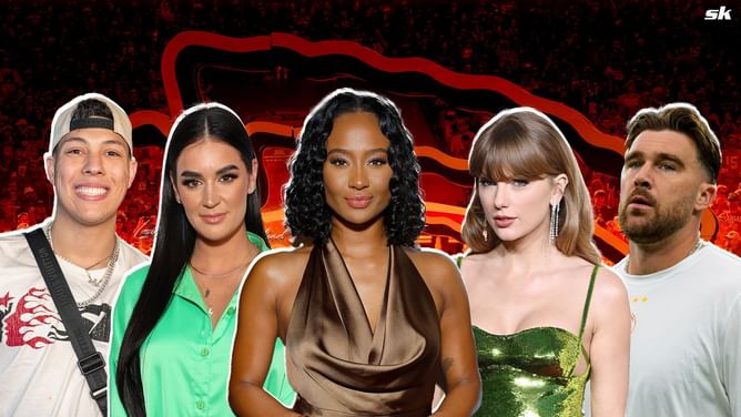 Jackson Mahomes, Claire Kittle "like" Kayla Nicole's post dissing Travis Kelce & Taylor Swift on Halloween