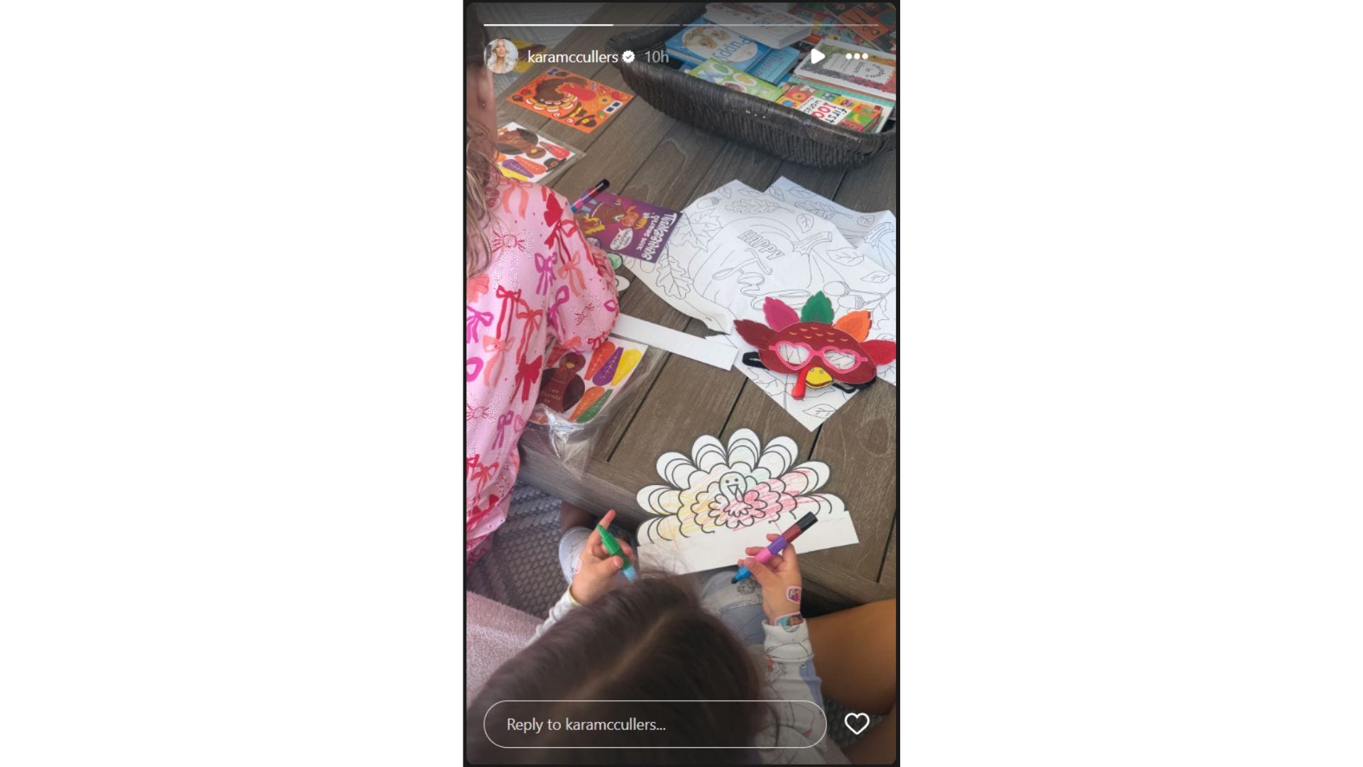 Lance McCullers&#039; wife Kara&#039;s Instagram story featuring her daughters (Source: Instagram @karamccullers)