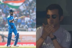 Gautam Gambhir applauds as Virat Kohli reaches his fifty with a maximum in IND vs SA 2025 1st ODI [Watch]