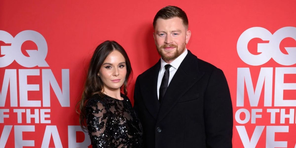 Adam Peaty and Holly Ramsay. (Image by Getty)