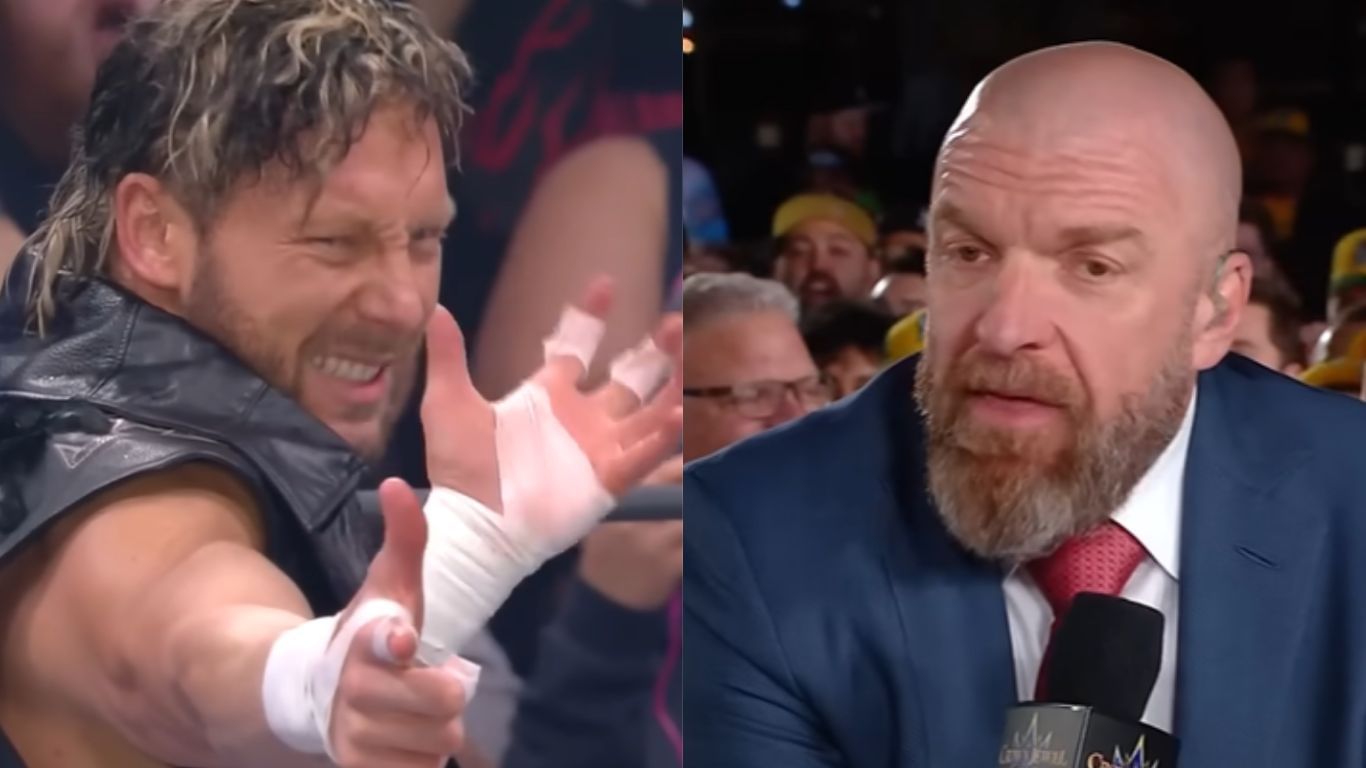 Kenny Omega (left) and Triple H (right) [Images taken via WWE and AEW