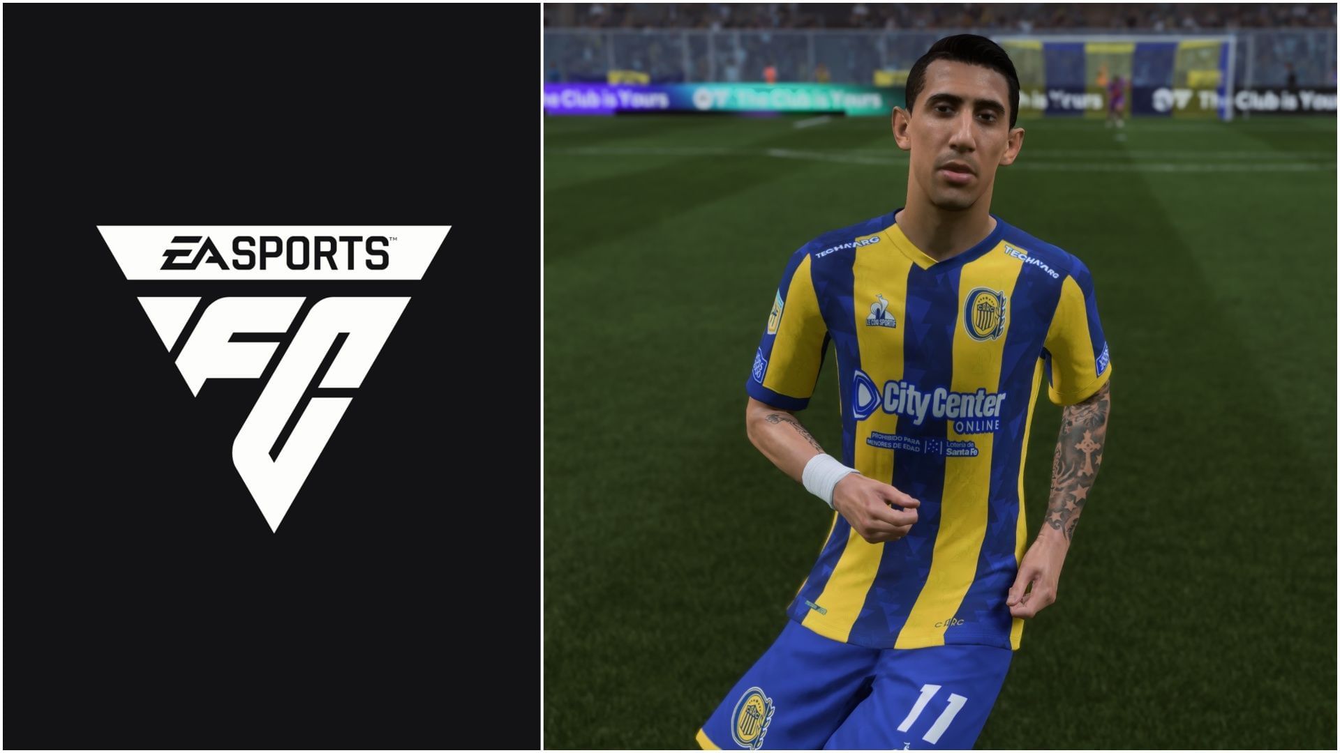Flashback Di Maria has been leaked (Images via EA Sports/Sportskeeda Gaming)
