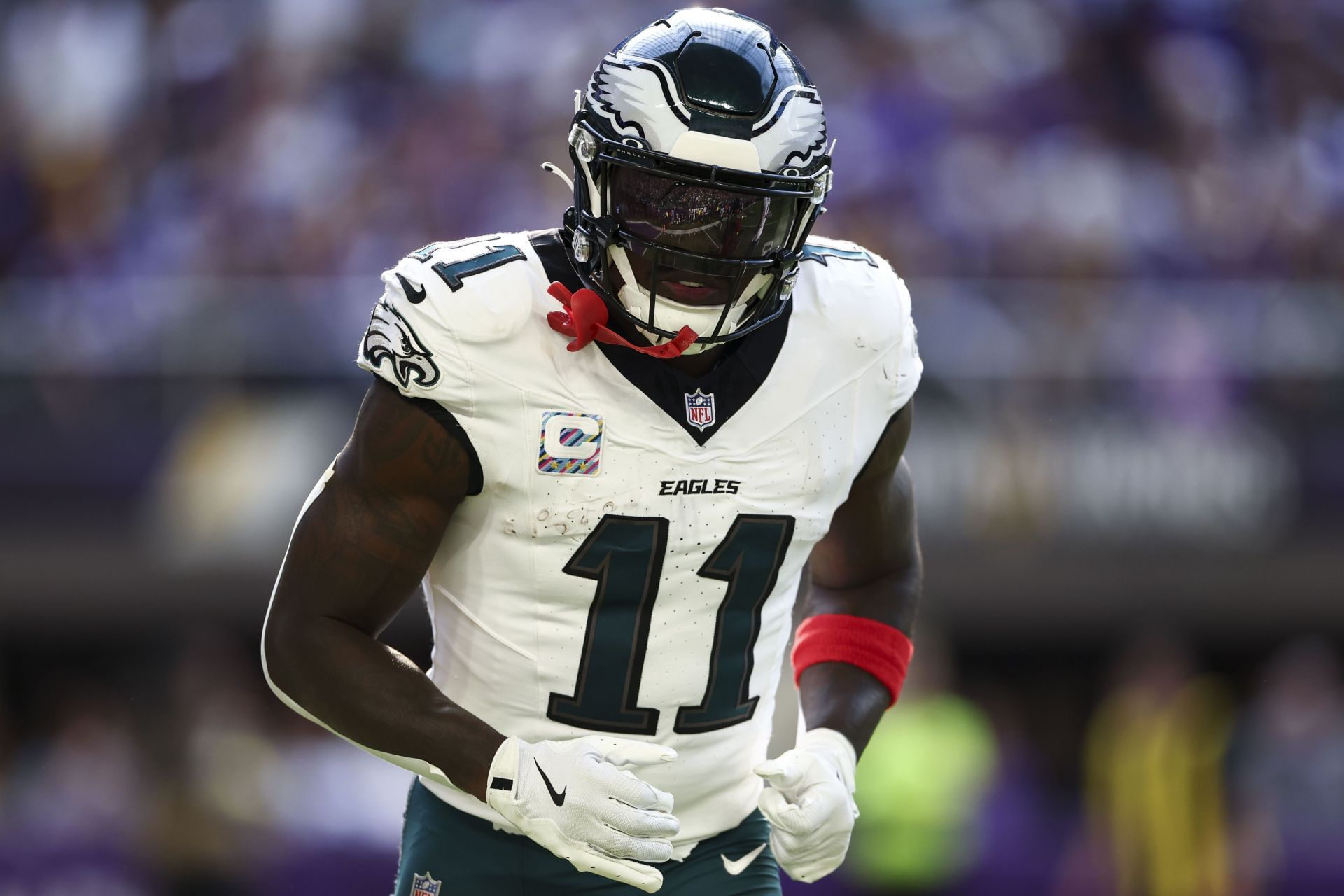 A.J. Brown at Philadelphia Eagles v Minnesota Vikings - NFL 2025 - Source: Getty