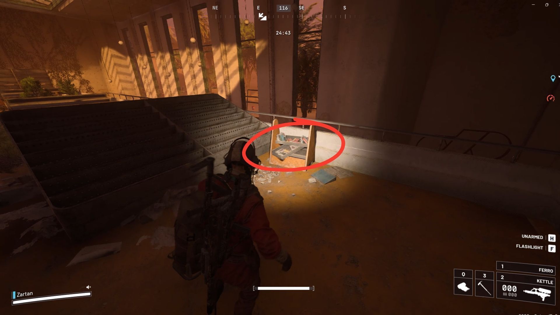 Interakciou s policou získate dobrodružnú knihu (Obrázok cez Embark Studios || Sportskeeda Gaming)