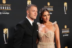 WATCH: Christian McCaffrey’s wife Olivia Culpo hops on viral ‘Where’s My Husband’ trend, sharing romantic moments from Panthers game