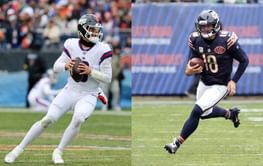 Patrick Mahomes' ex-teammate throws shade at Caleb Williams as Jaxson Dart scores 7th rushing TD in 2025