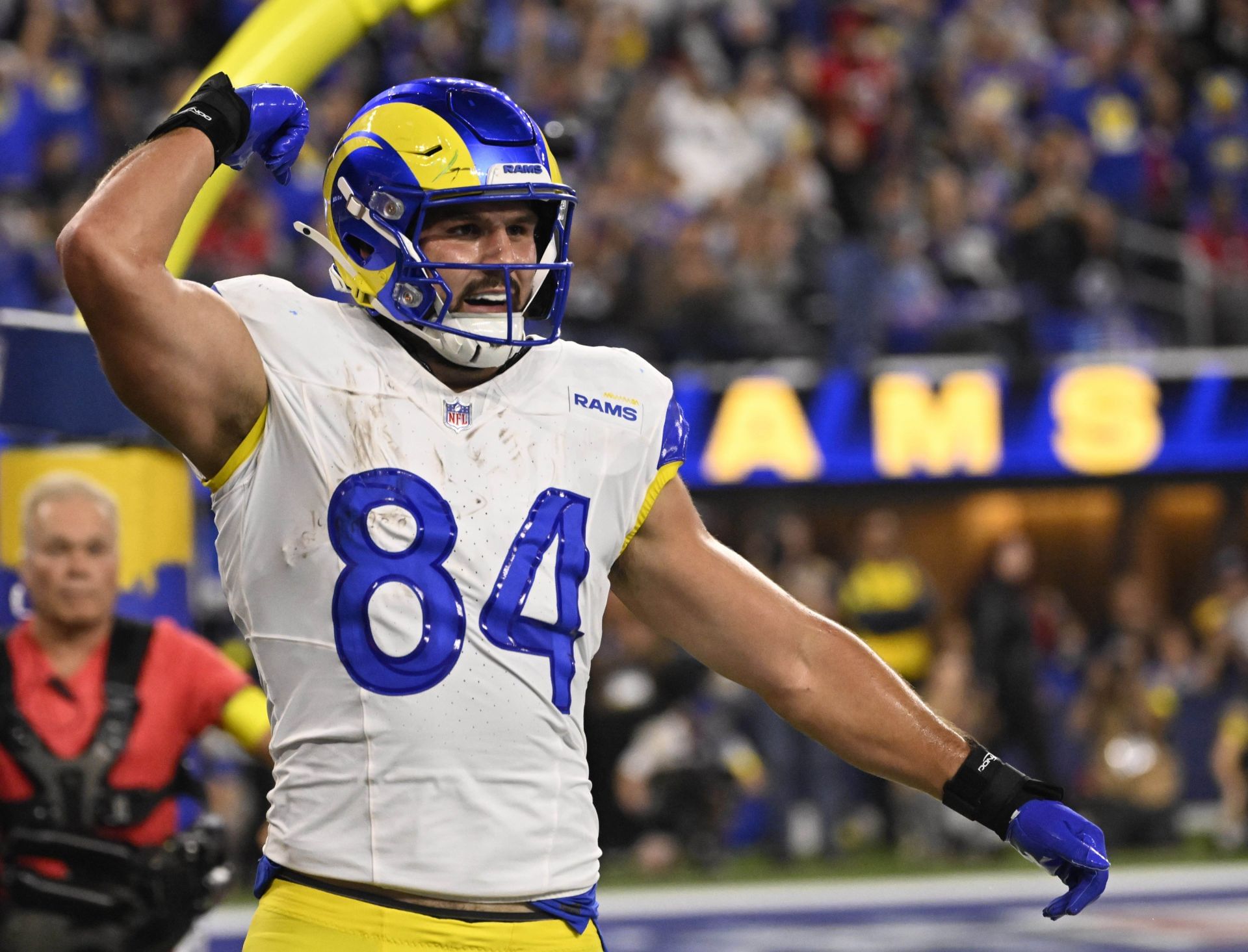 Colby Parkinson at Tampa Bay at Los Angeles. - Source: Getty