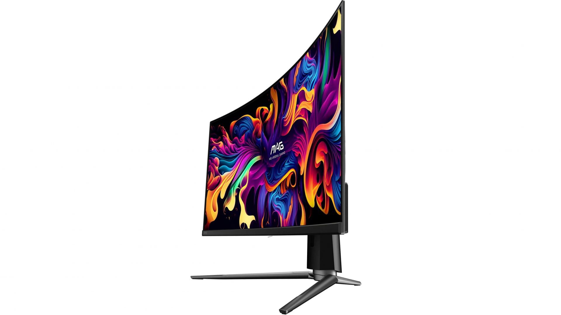 MSI MAG 341CQP is a curved monitor (Image via MSI)