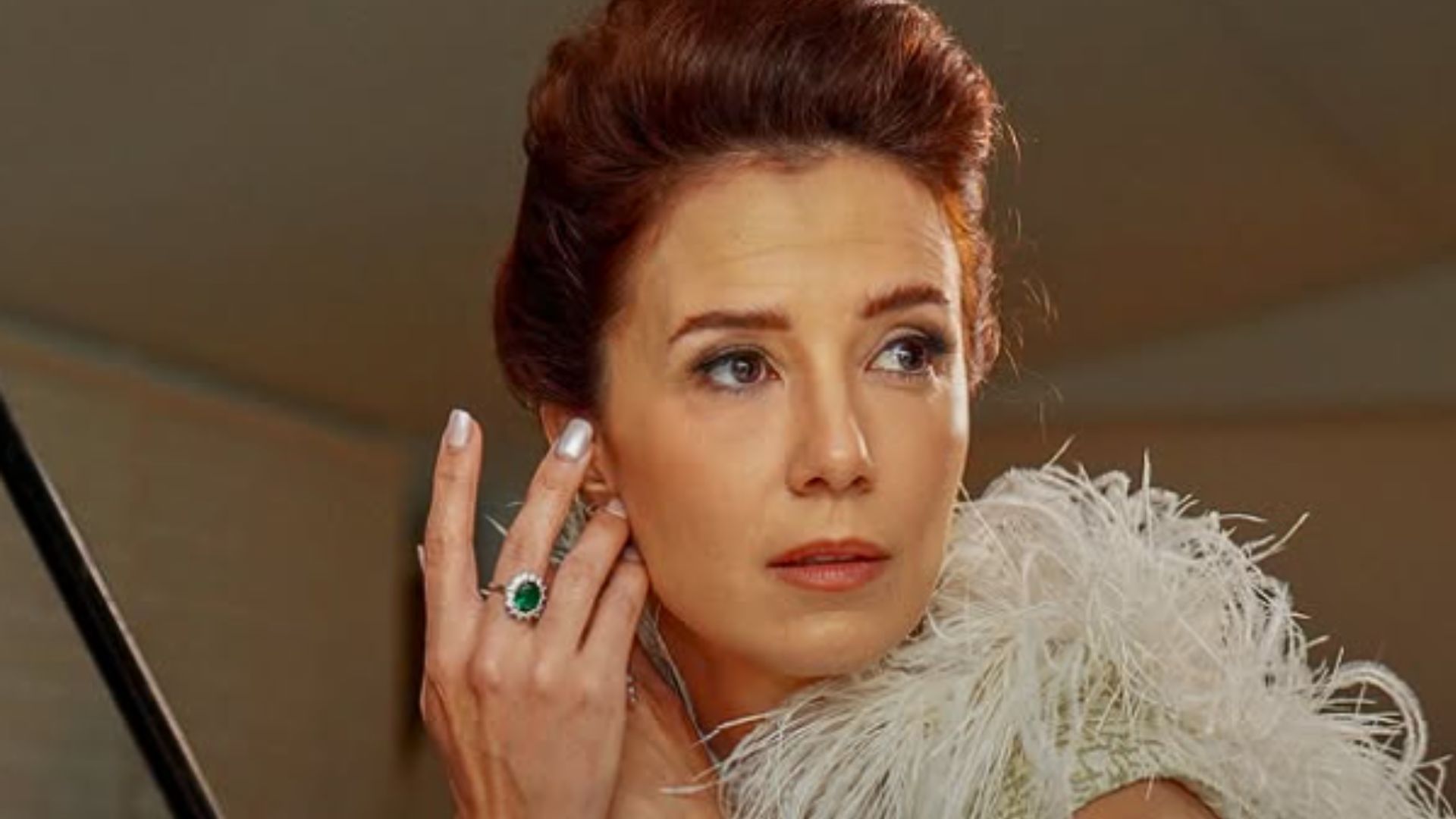 Marjorie Estiano plays &Acirc;ngela in &Acirc;ngela Diniz: Murdered and Convicted (Image via HBO Max Brasil)