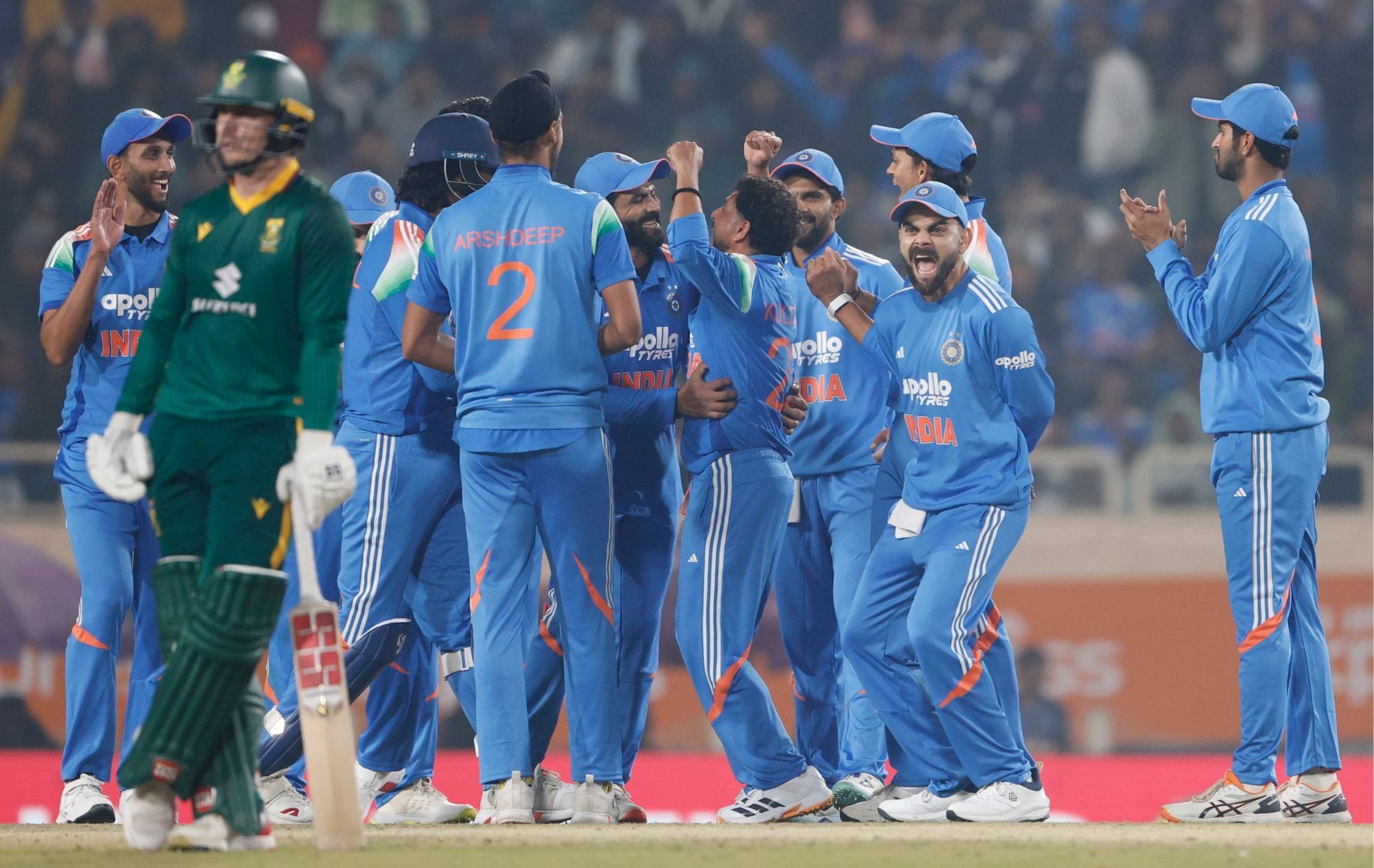 India secured a thrilling 17-run win in IND vs SA 2025 1st ODI. (Pic: X/@BCCI)