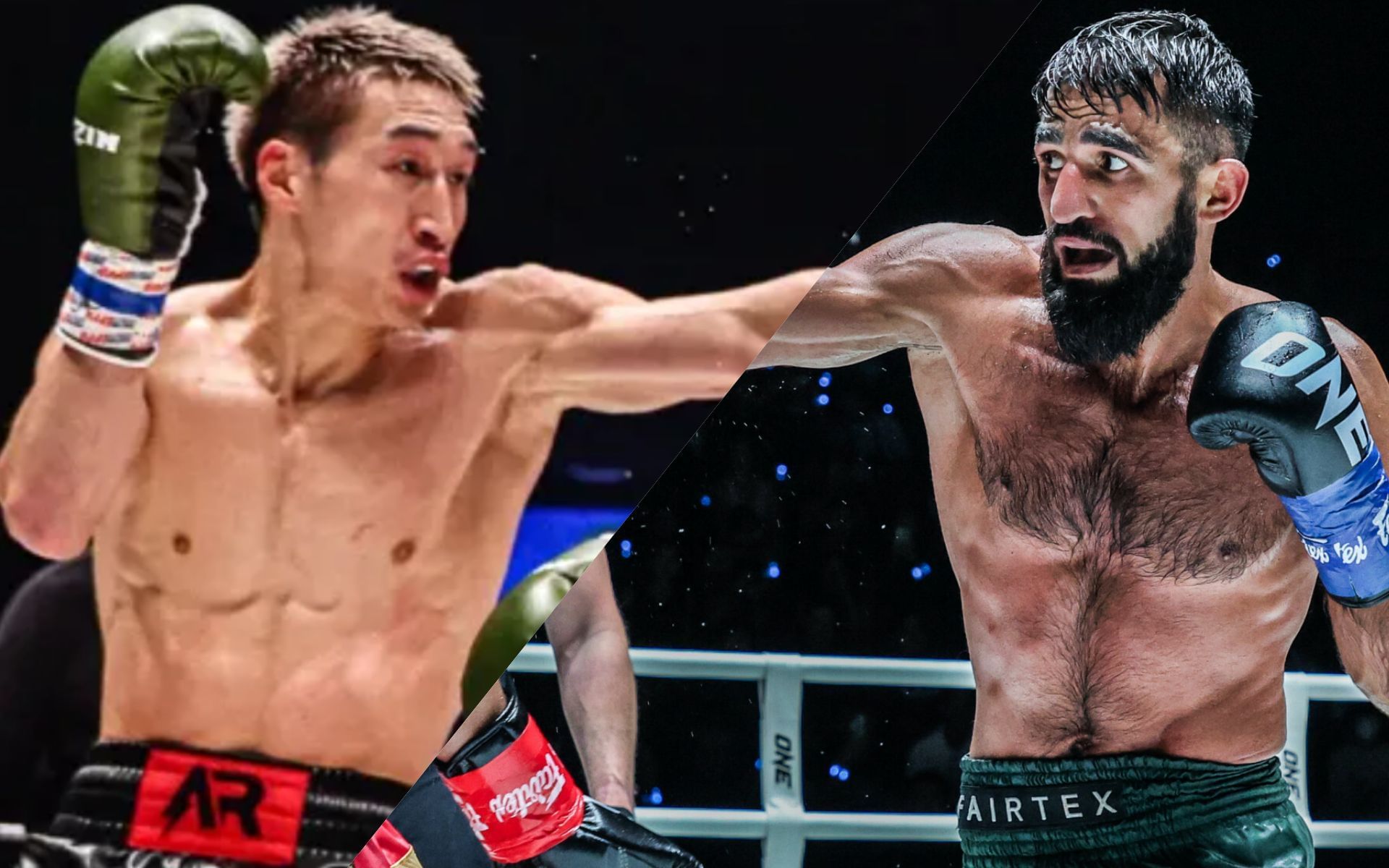 Rukiya Anpo (L) vs Marat Grigorian (R) | Photo by ONE Championship