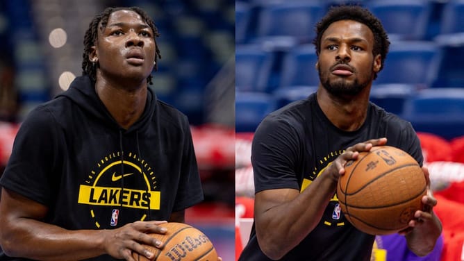 Lakers Make Huge Bronny James & Adou Thiero Announcement Following Their G League Assignment Amid Deandre Ayton's Absence