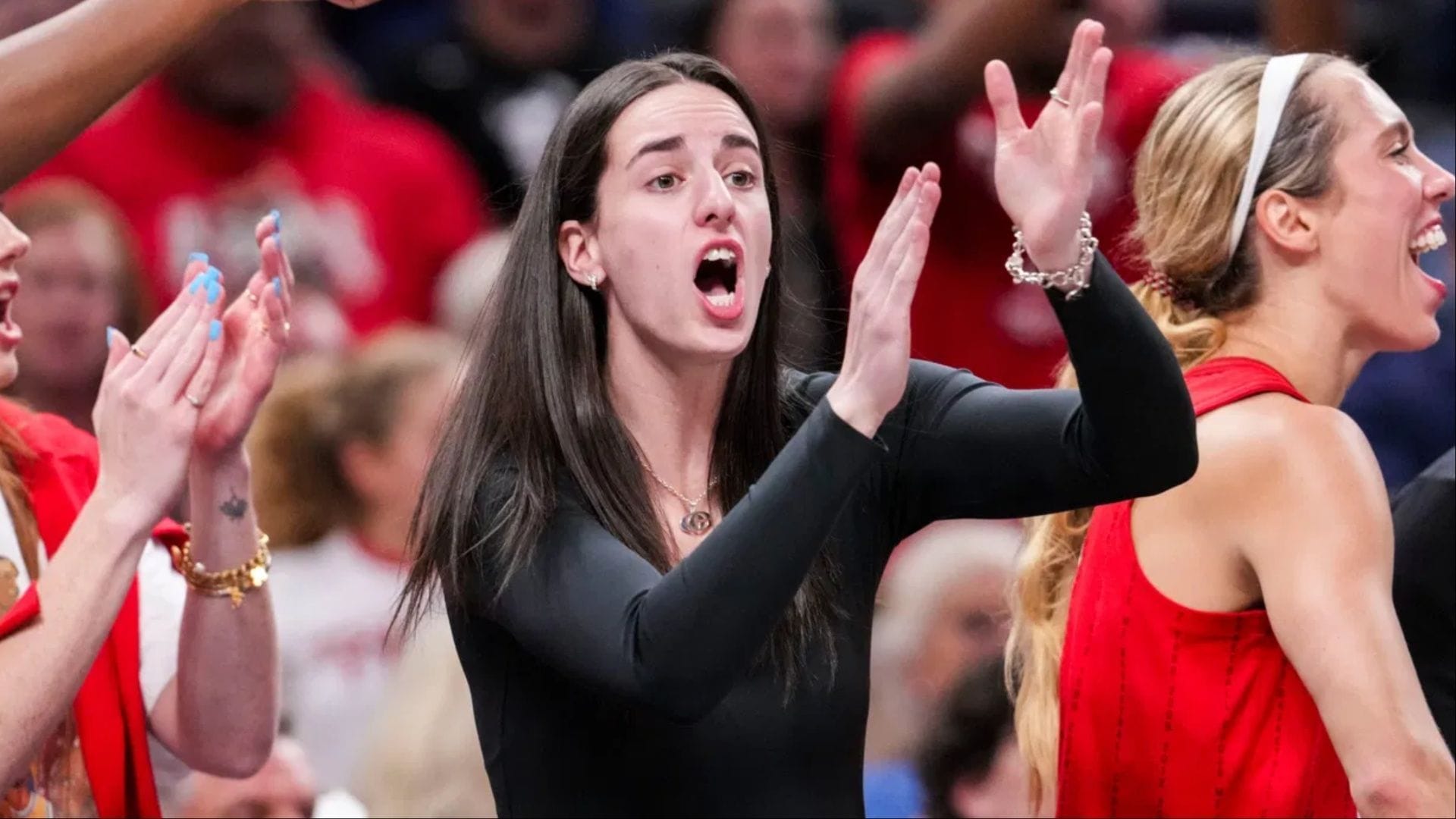 Caitlin Clark Blasts Referees as Iowa Star Hit With Tech for Fiery Outburst After Blocking Shot. (Photo: IMAGN)