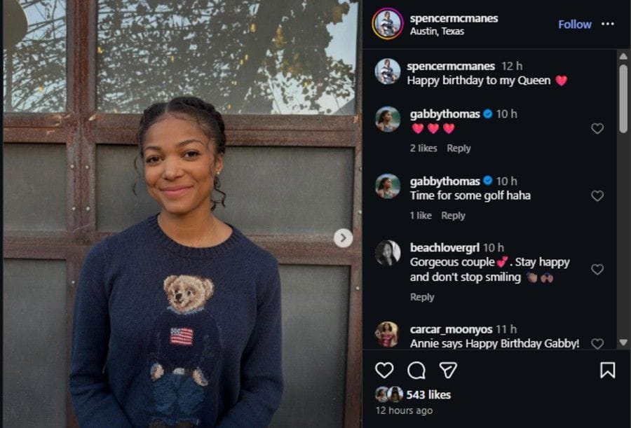 Screenshot of the Instagram post&#039;s comment section.