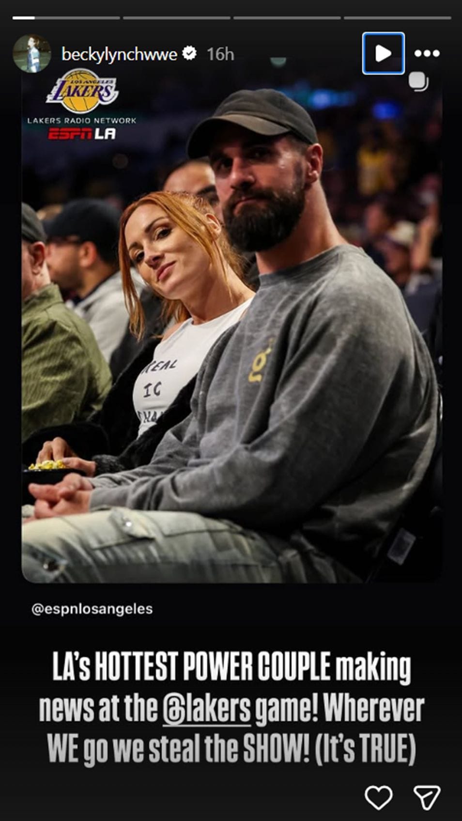 This is interesting (via Becky Lynch&#039;s Instagram)