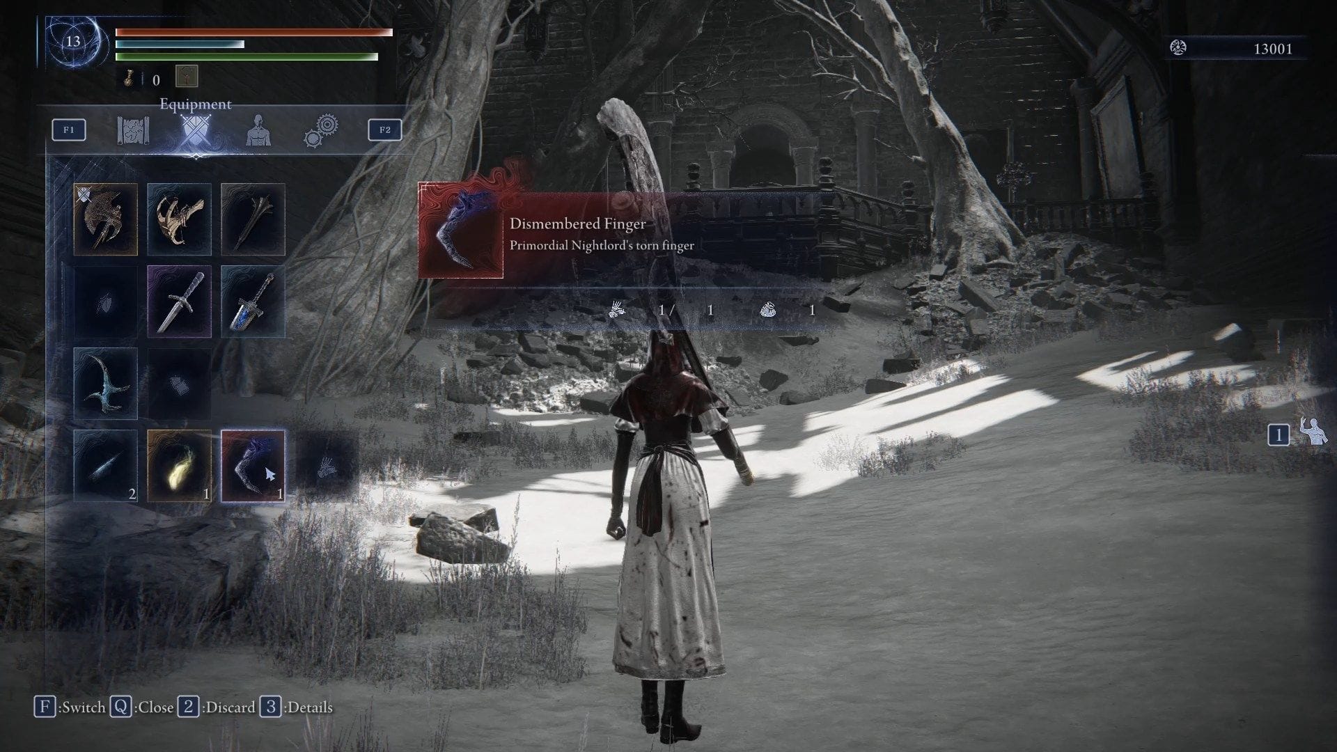 After defeating Heolstor, drop the Dismembered Finger here (Image via FromSoftware)