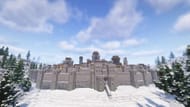 Winterfell Castle built in Minecraft (Image via Reddit/afroforge/Mojang Studios)