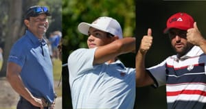 Tiger Woods' son Charlie Woods meets Scottie Scheffler at Hero World Challenge 2025