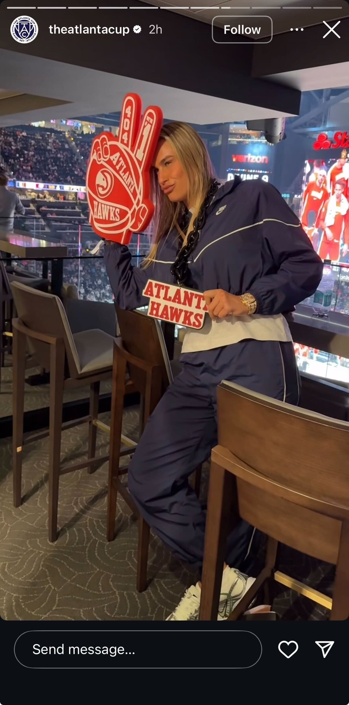 The Atlanta Cup&#039;s Instagram story