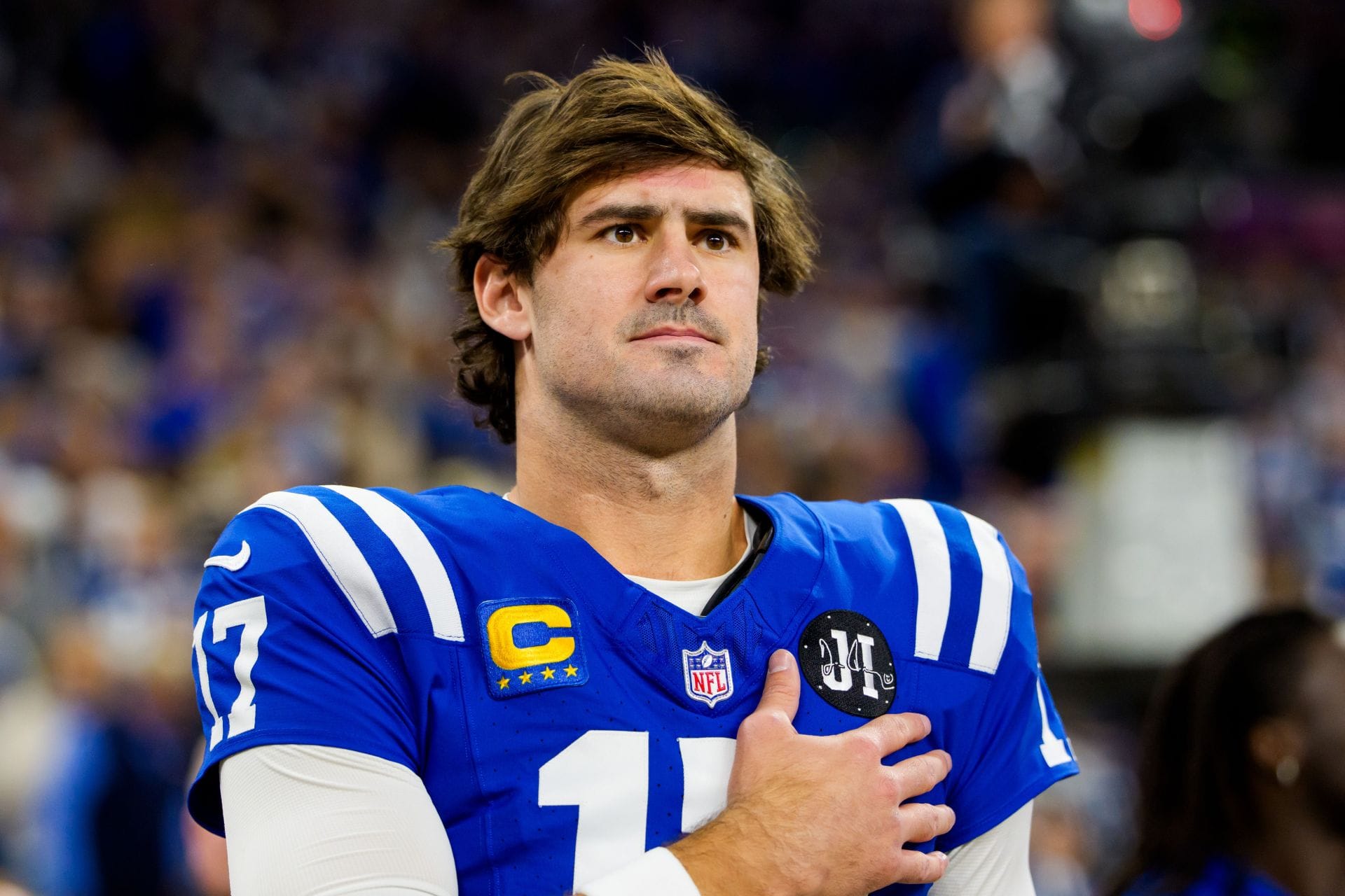 Indianapolis Colts QB Daniel Jones - NFL 2025 - Nguồn: Getty