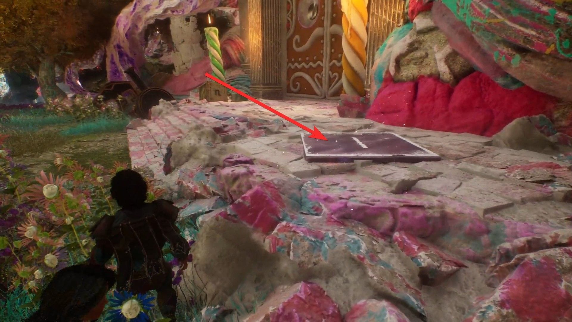 All Hopscotch tile locations in Clair Obscur Expedition 33 Verso's Drafts 8 Location of the first tile (Image via Kepler Interactive)