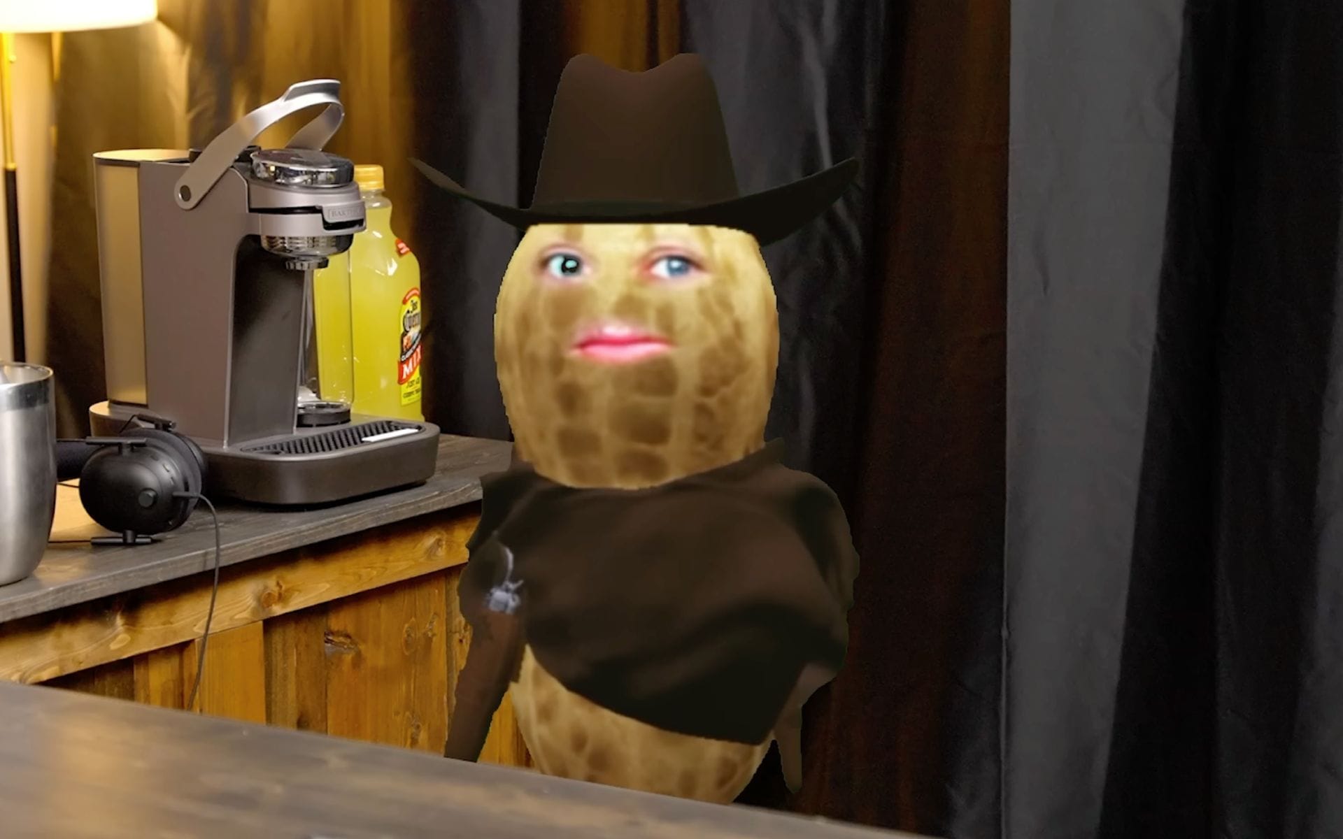 Does TheBurntPeanut consider himself to be a VTuber?