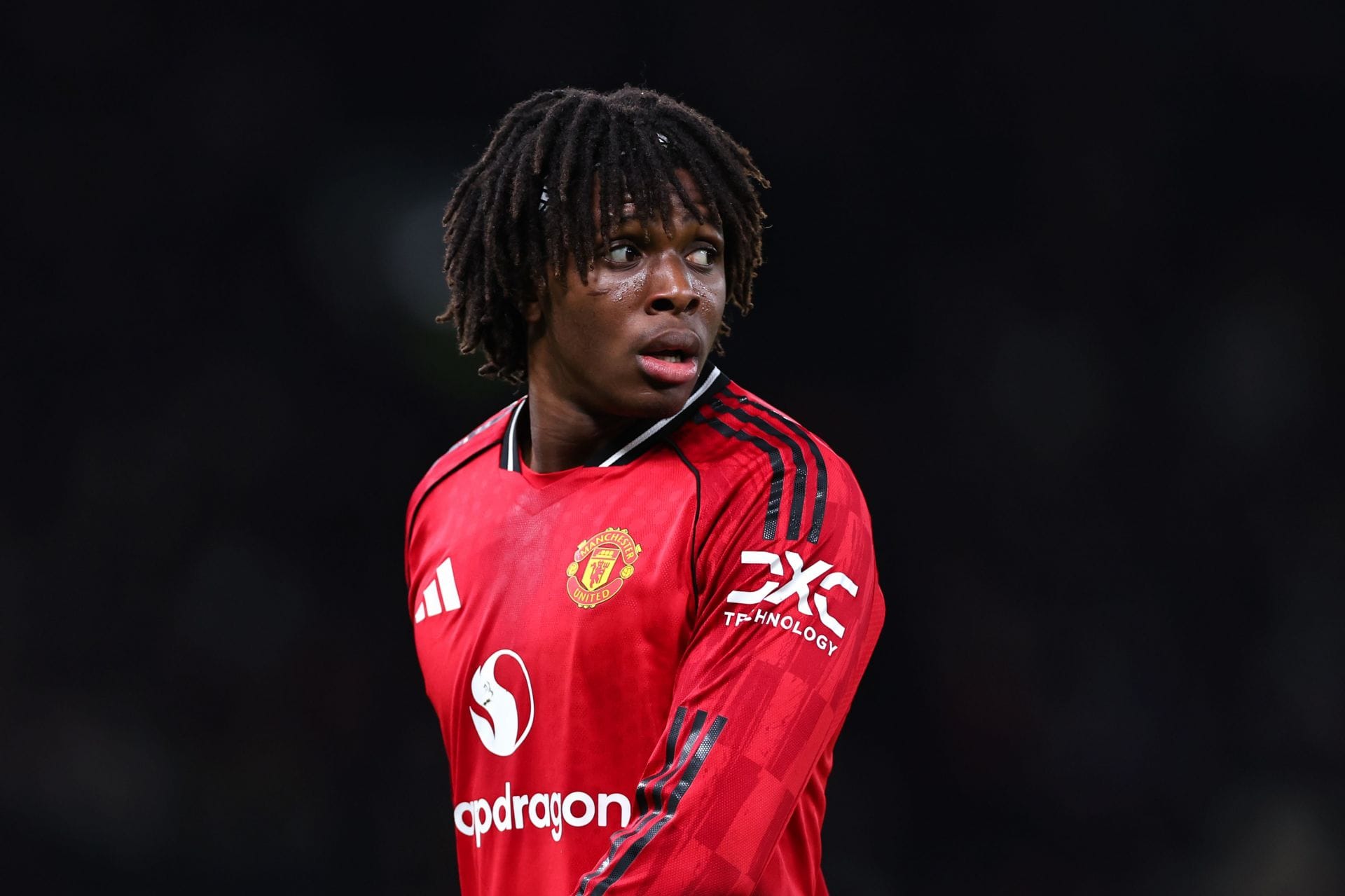 Manchester United defender Patrick Dorgu