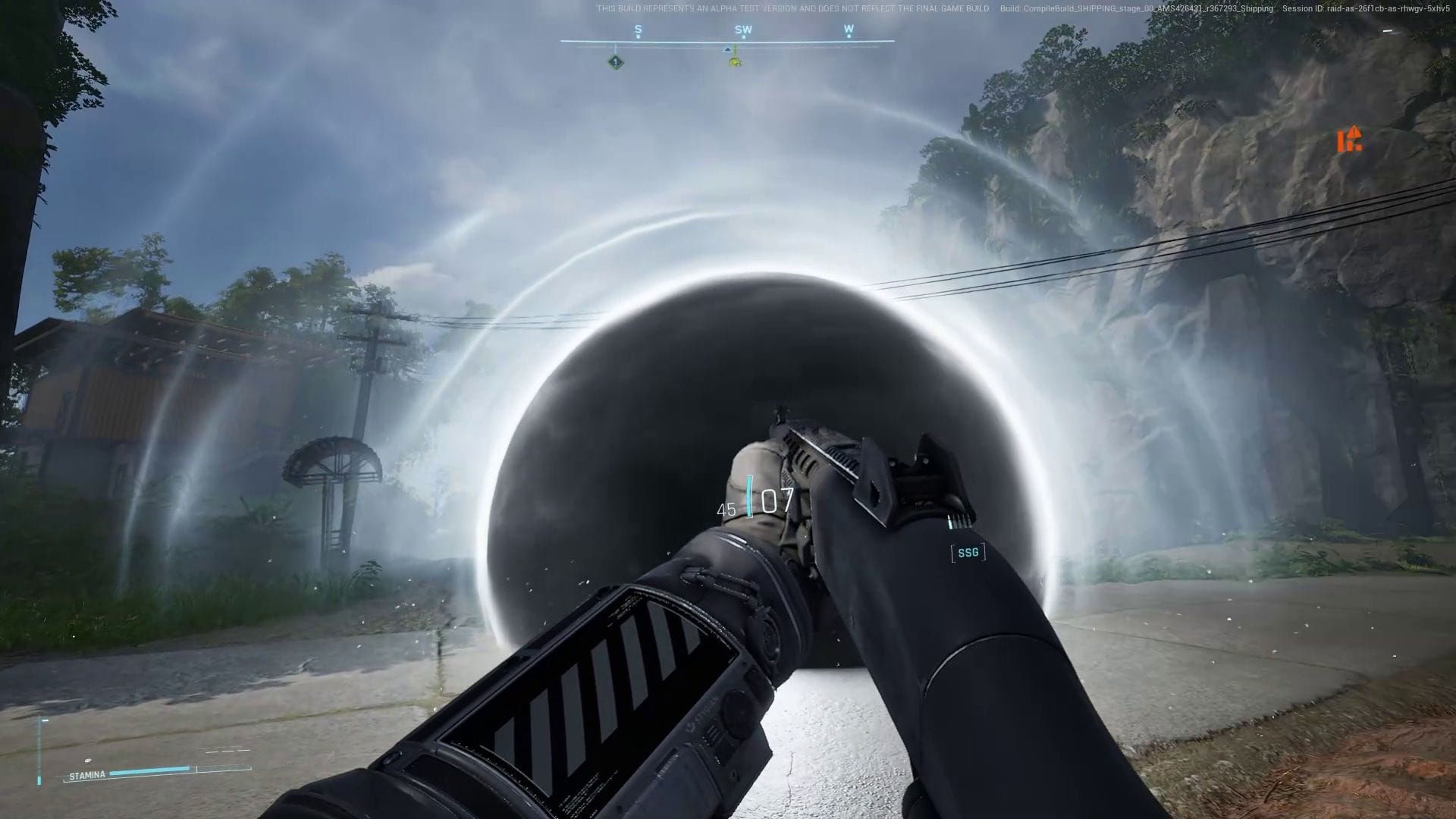 Extraction through wormhole (picture from KRAFTON)