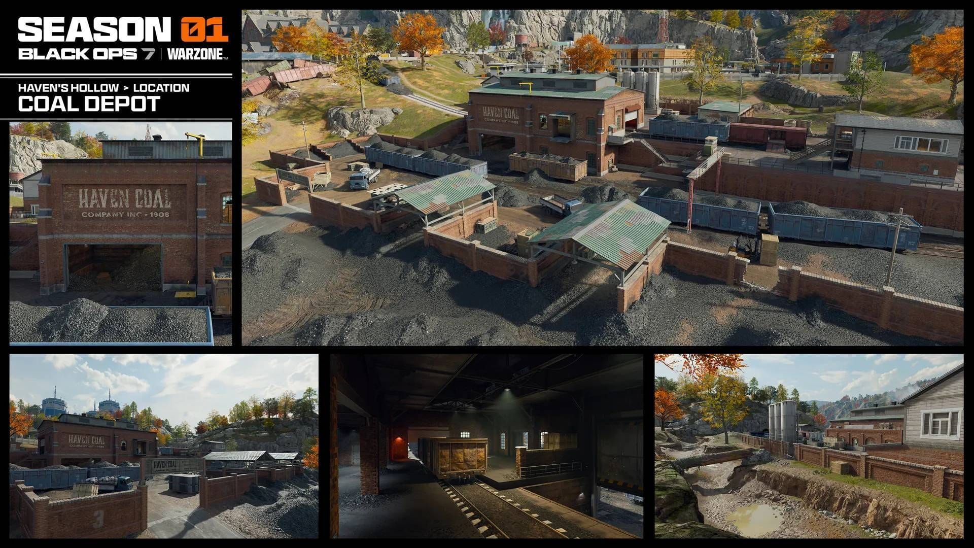 The Coal Depot is a high-risk, high-reward POI in Haven&rsquo;s Hollow (Image via Activision)