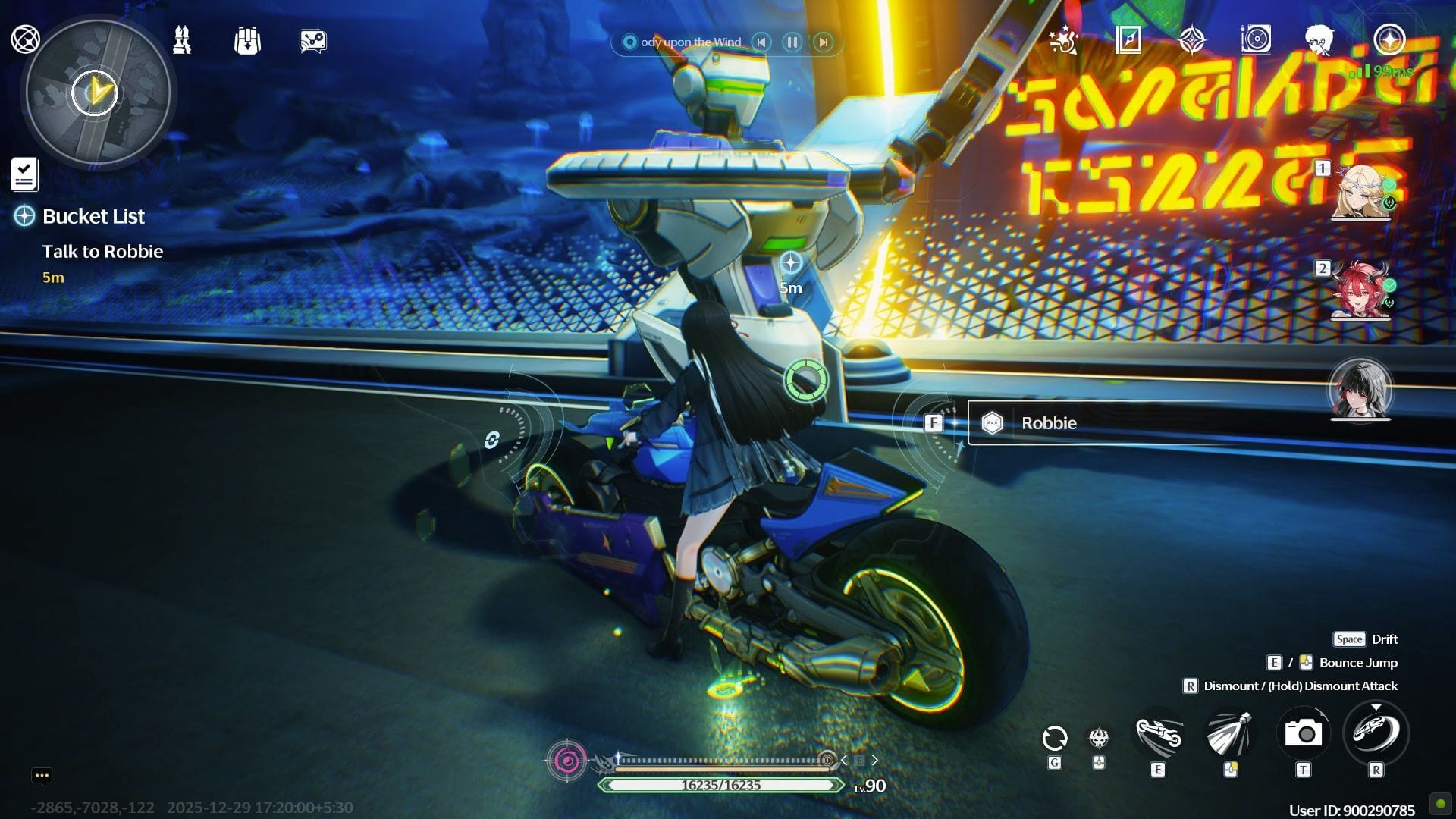 Talk to the robot (Image via Kuro Games)