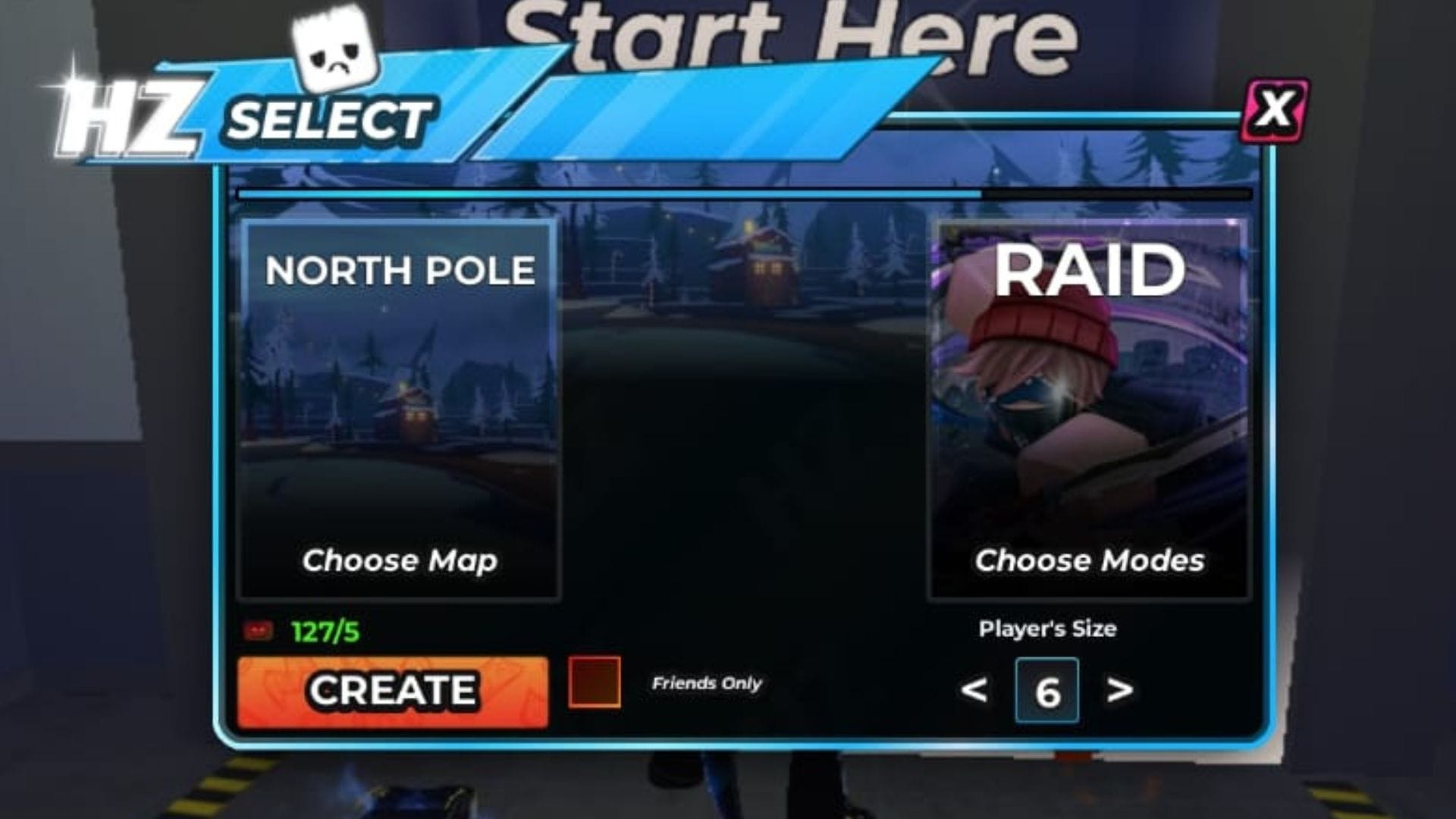 The North Pole map (Image via Roblox)