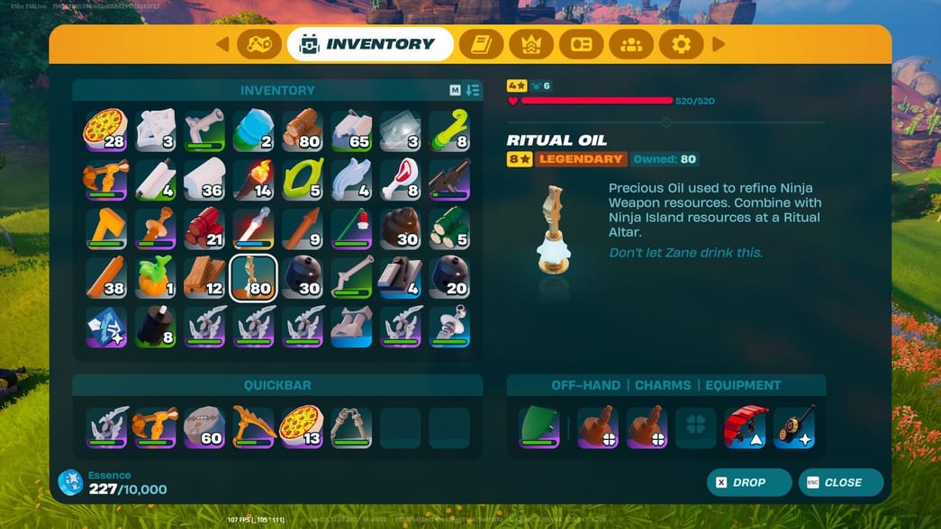 How to find Ritual Oil in LEGO Fortnite Odyssey Ninjago