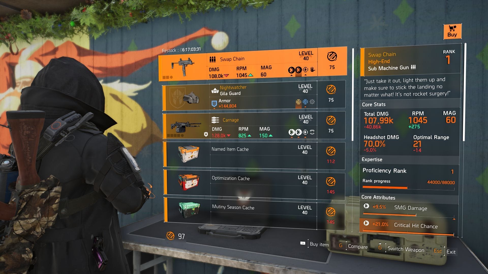 The Division 2 Countdown vendor (Image via SK Gaming || Ubisoft)