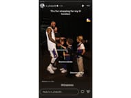 Phelps' story on Instagram