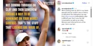 Iga Swiatek's comment on Served with Andy Roddick's Instagram post. Source: Instagram/@servedpodcast