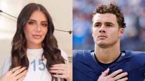 Ladd McConkey's wife Sydney shows off hand-stitched custom Chargers outfit for MNF showdown vs. Eagles