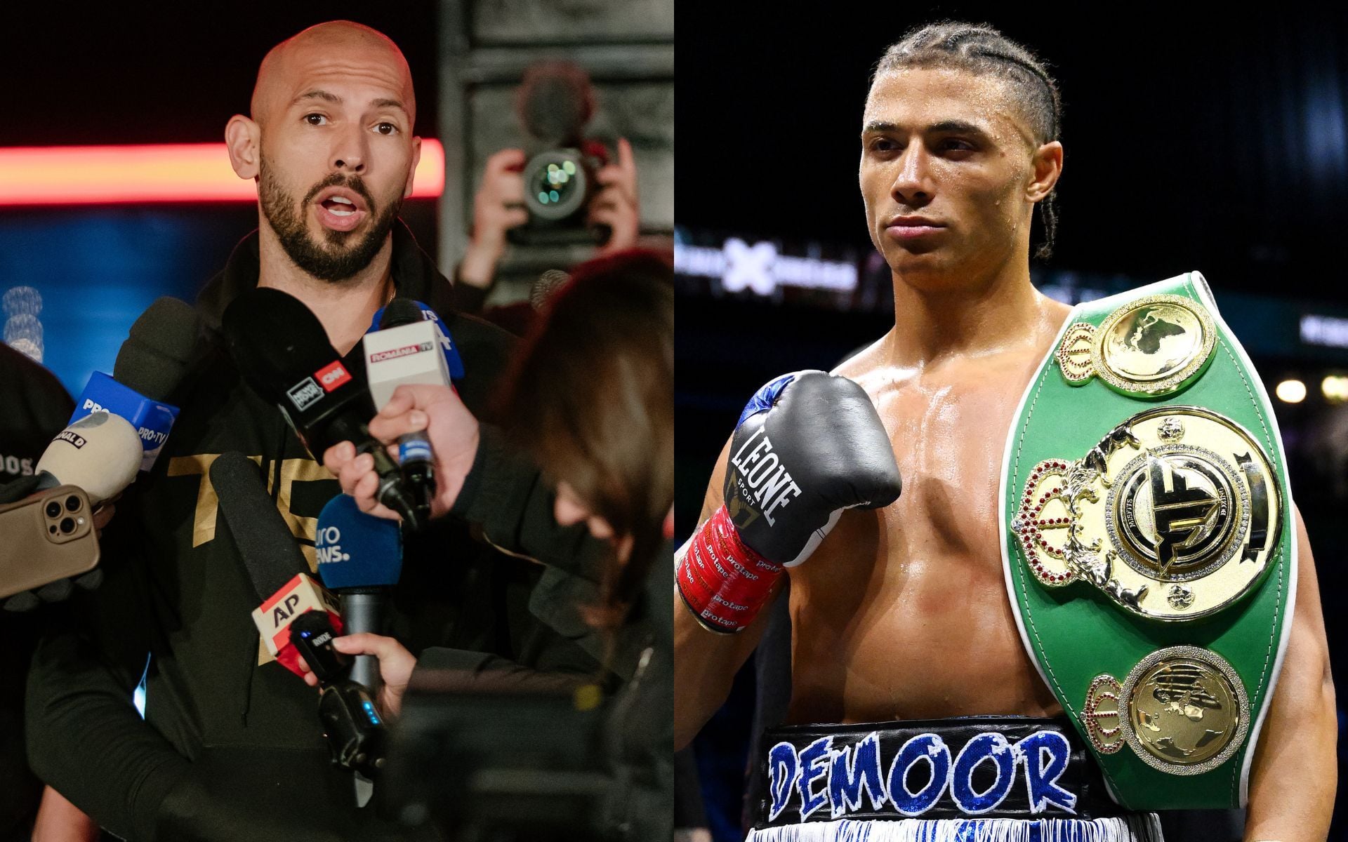 Andrew Tate vs. Chase DeMoor round-by-round updates: Misfits Boxing 23 ...