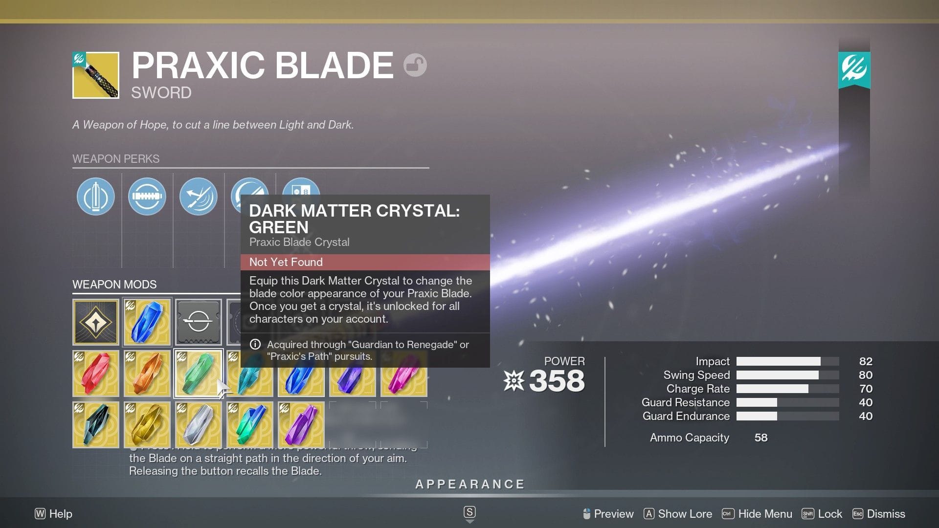 We just want a green Lightsaber (Image via Bungie)