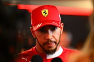 Ferrari's Lewis Hamilton after the qualifying for the 2025 F1 Grand Prix of Abu Dhabi - Source: Getty
